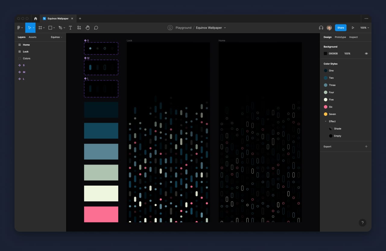 Designing Equinox in Figma