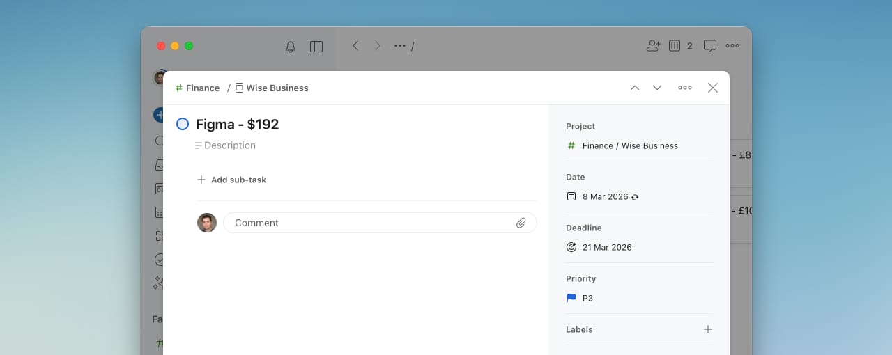Your to-do app is already a financial dashboard; you just haven't set it up yet