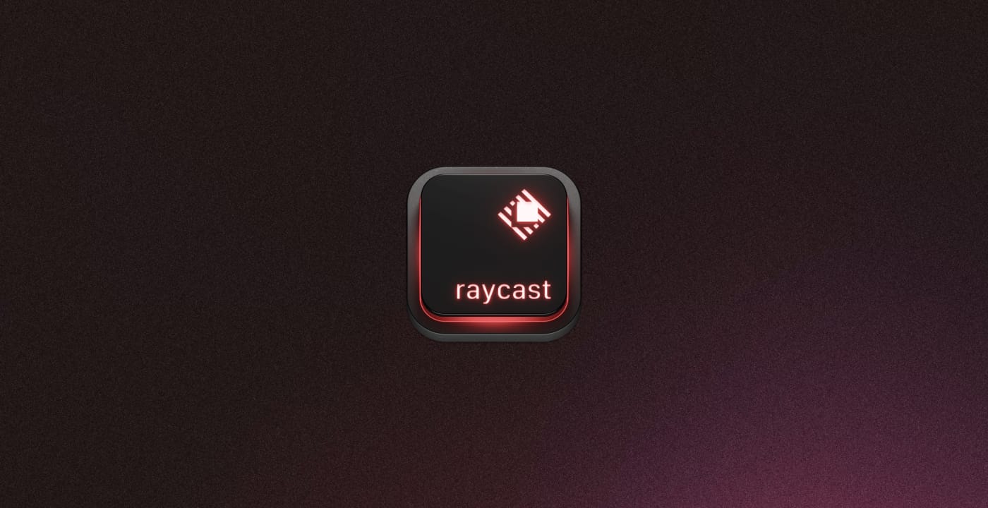 Raycast logo on a dark background
